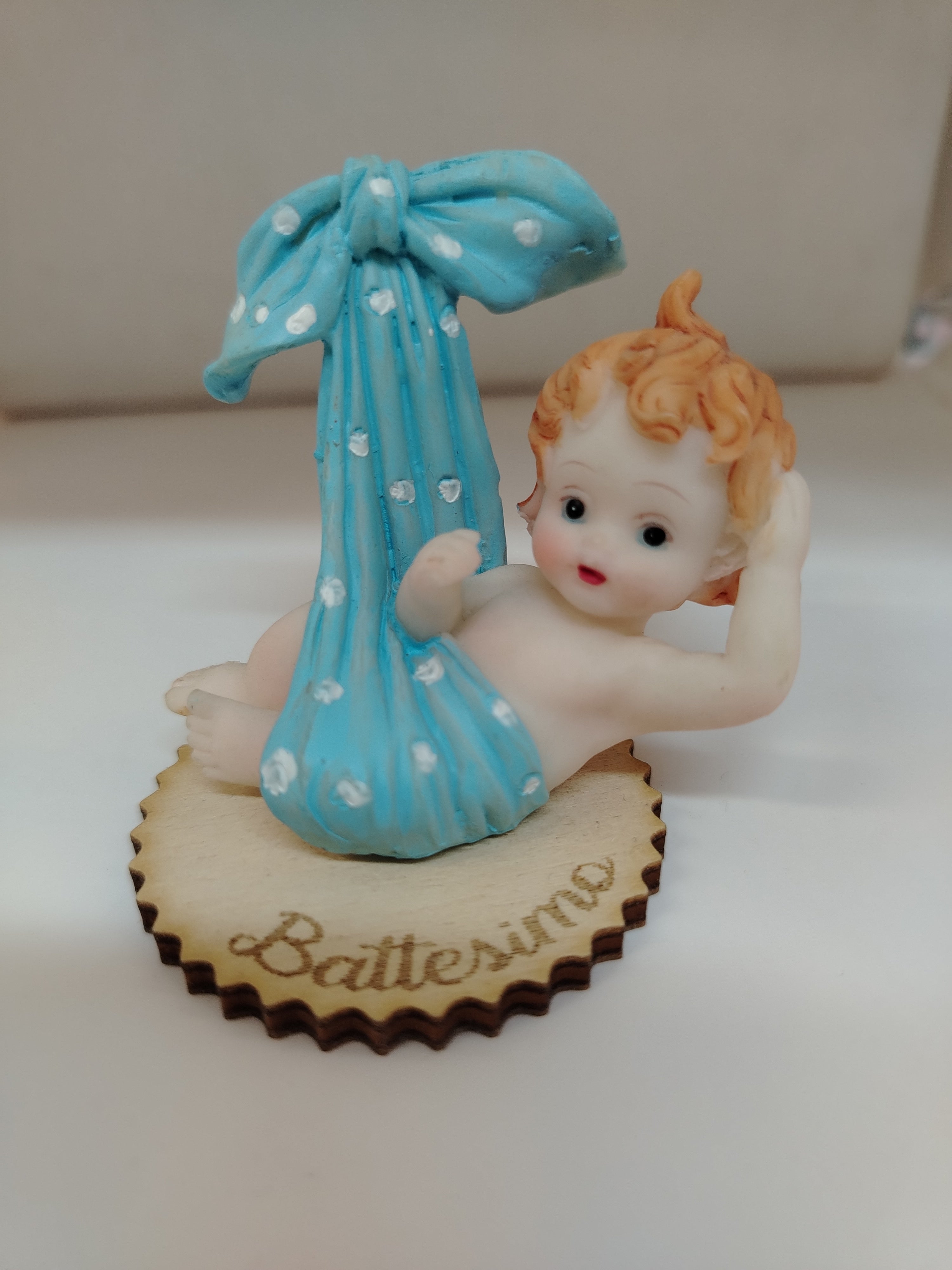 Baby con base legno personalizzata